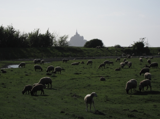Your first view of Mont-St-Michel is surreal. 
