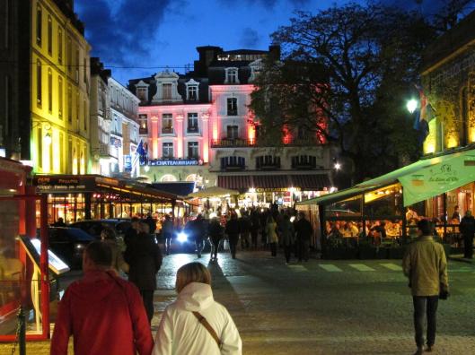 St-Malo is hopping at night.